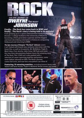 WWE The Epic Journey Of Dwayne The Rock Johnson Dvdcity Dk