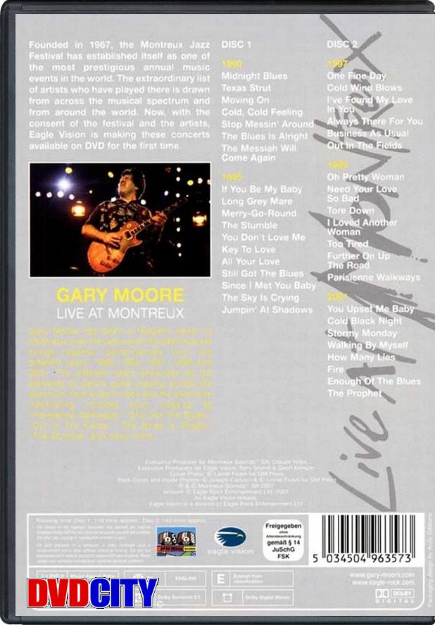 Gary Moore: The Definitive Montreux Collection - dvdcity.dk