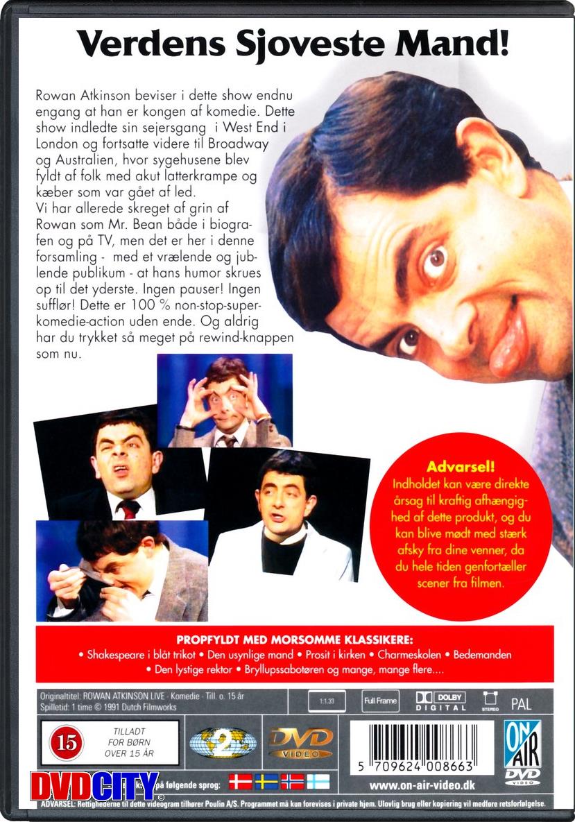 Rowan Atkinson Live 1992 Dvdcitydk 3237