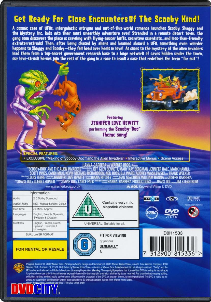 Scooby Doo And The Alien Invaders (2000) - dvdcity.dk