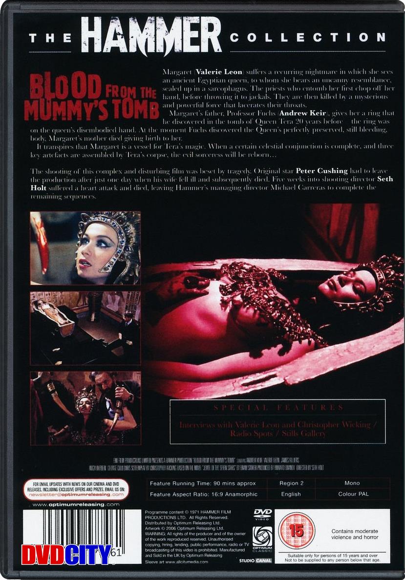 Blood From The Mummys Tomb Dvdcity Dk