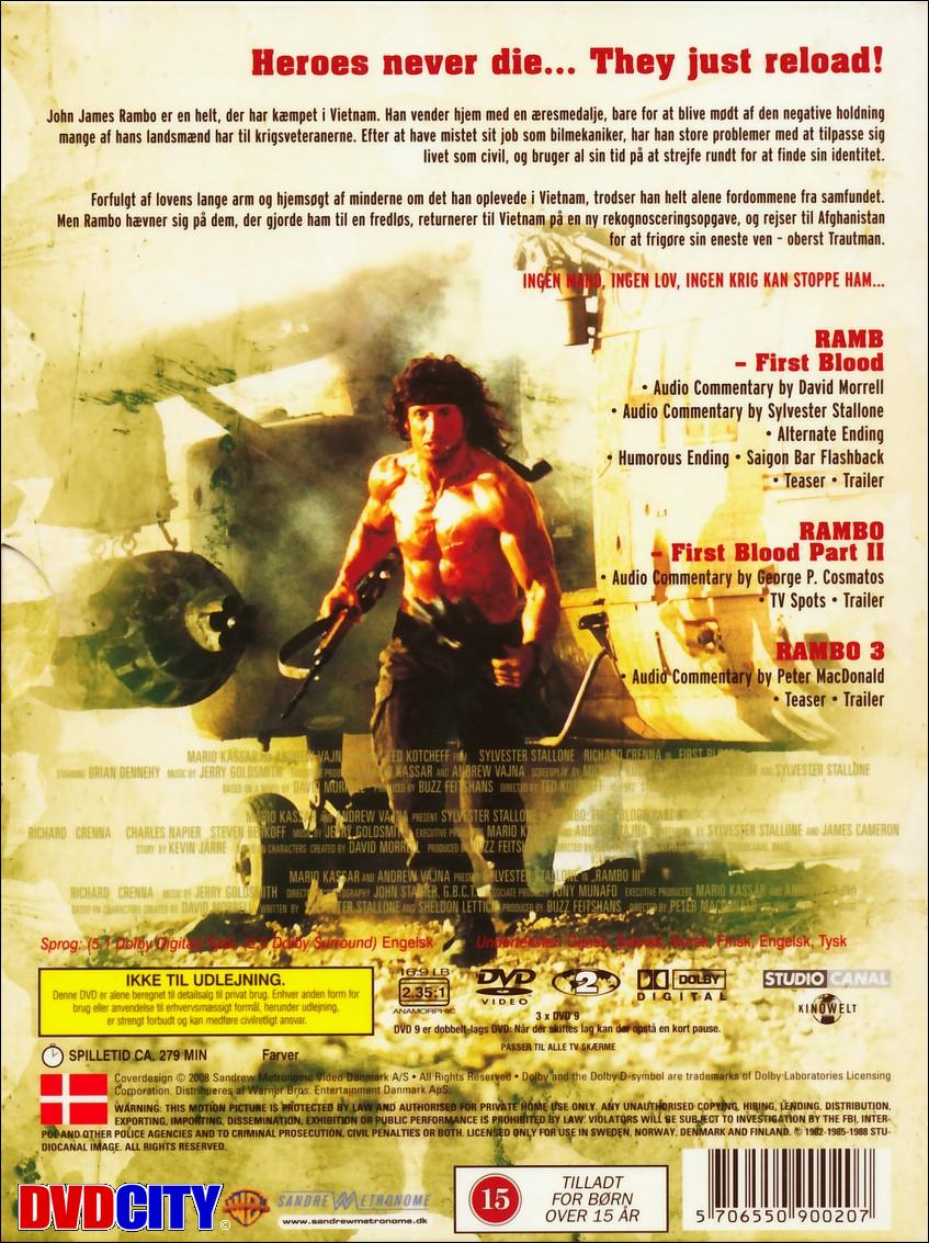 Rambo Trilogy The Dvdcity Dk